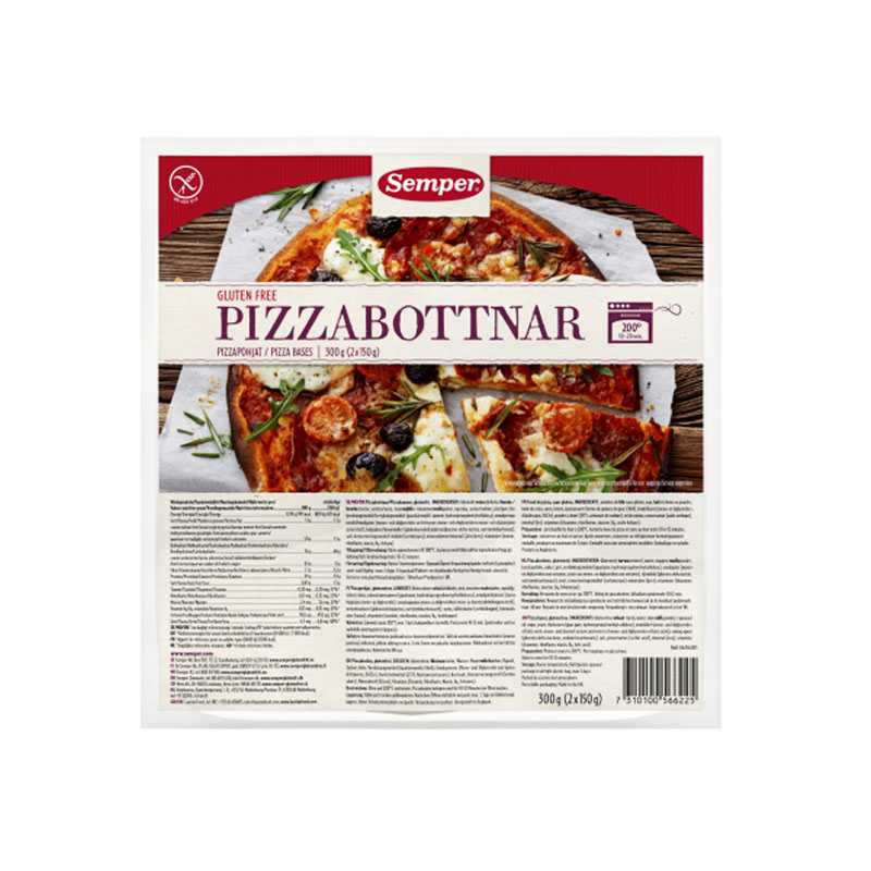 Pizzabottnar Glutenfria 2 x 150 g - 62% rabatt