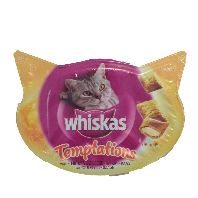 Whiskas Temptations - 60% rabatt