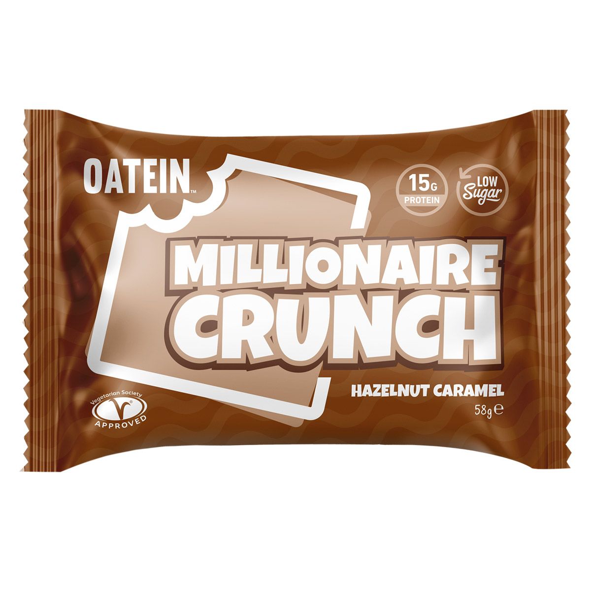 Oatein Millionaire Crunch - Hazelnut Caramel 58g