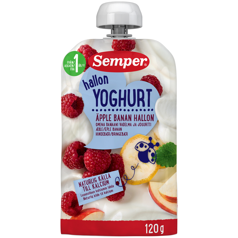 Yoghurt Äpple, Banan & Hallon - 20% rabatt