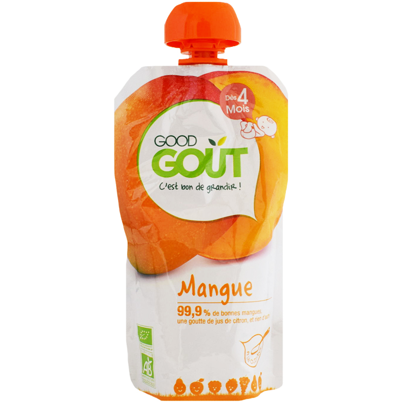 Eko Fruktpuré Mango 4m - 33% rabatt