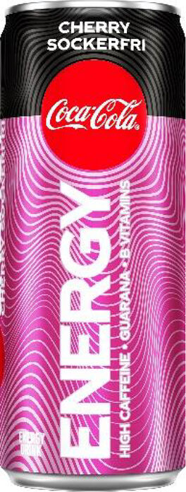 Coca-Cola Energy Sockerfri - Cherry 25cl