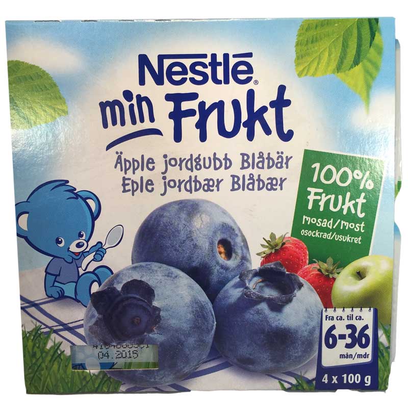 Min Frukt äpple, jordgubb & blåbär - 40% rabatt