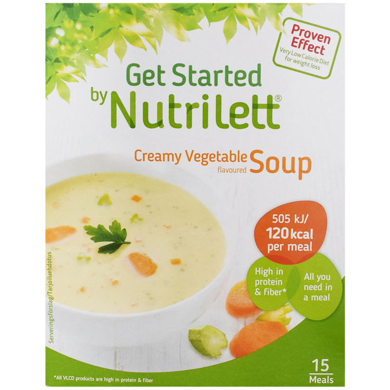 Måltidsersättning "Creamy Vegetable Soup" 15 x 33g - 38% rabatt