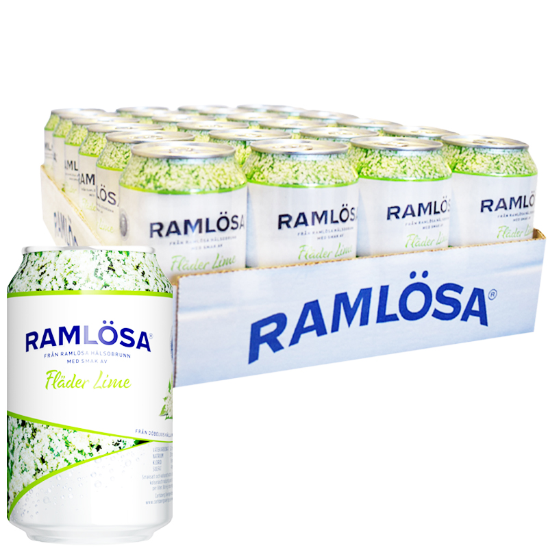 Ramlösa Fläder & Lime 24-pack - 20% rabatt