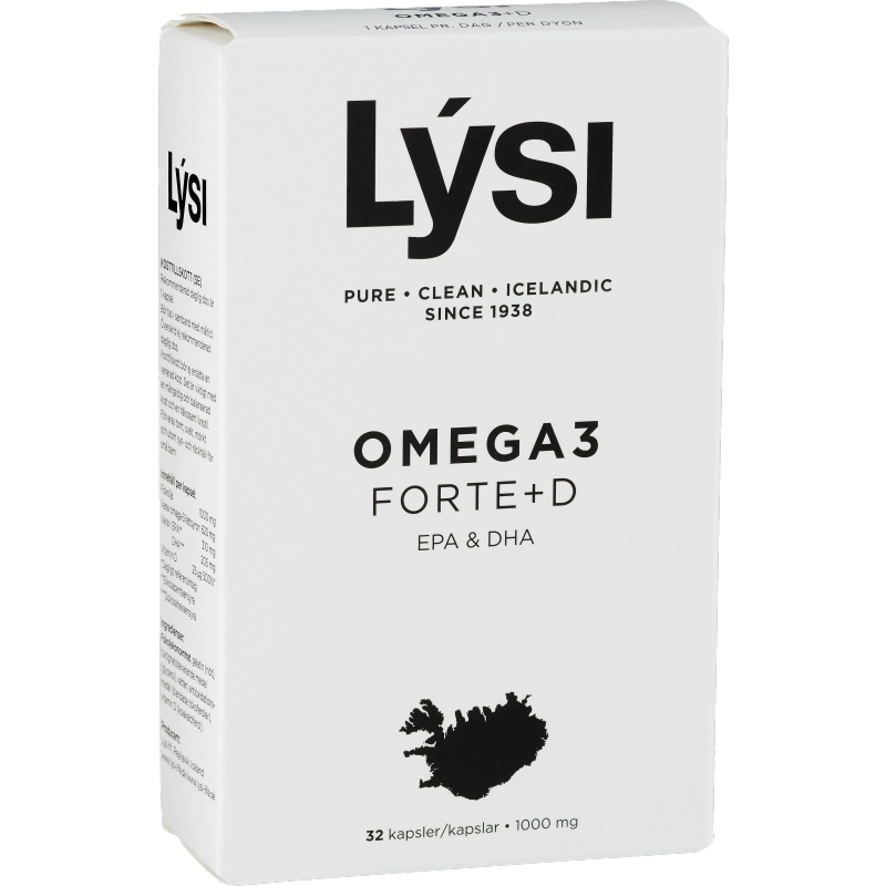 Omega-3 Forte + D 32 kapslar - 75% rabatt