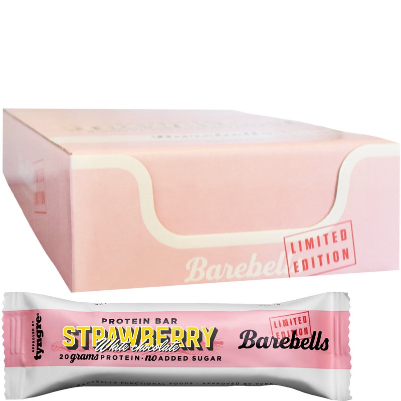Proteinbars Strawberry White Chocolate 12-pack - 59% rabatt