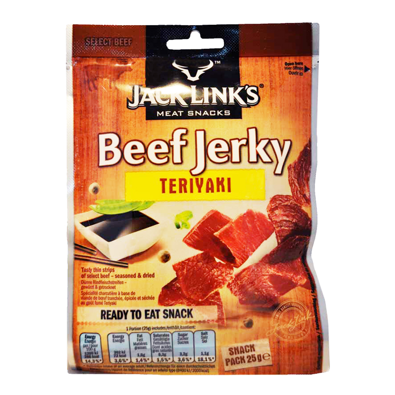 Beef Jerkey Teriyaki - 50% rabatt