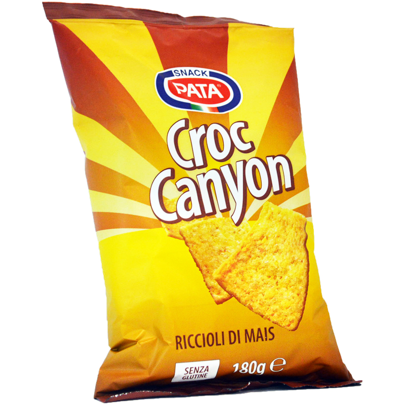 Majssnacks "Croc Canyon" 180g - 74% rabatt