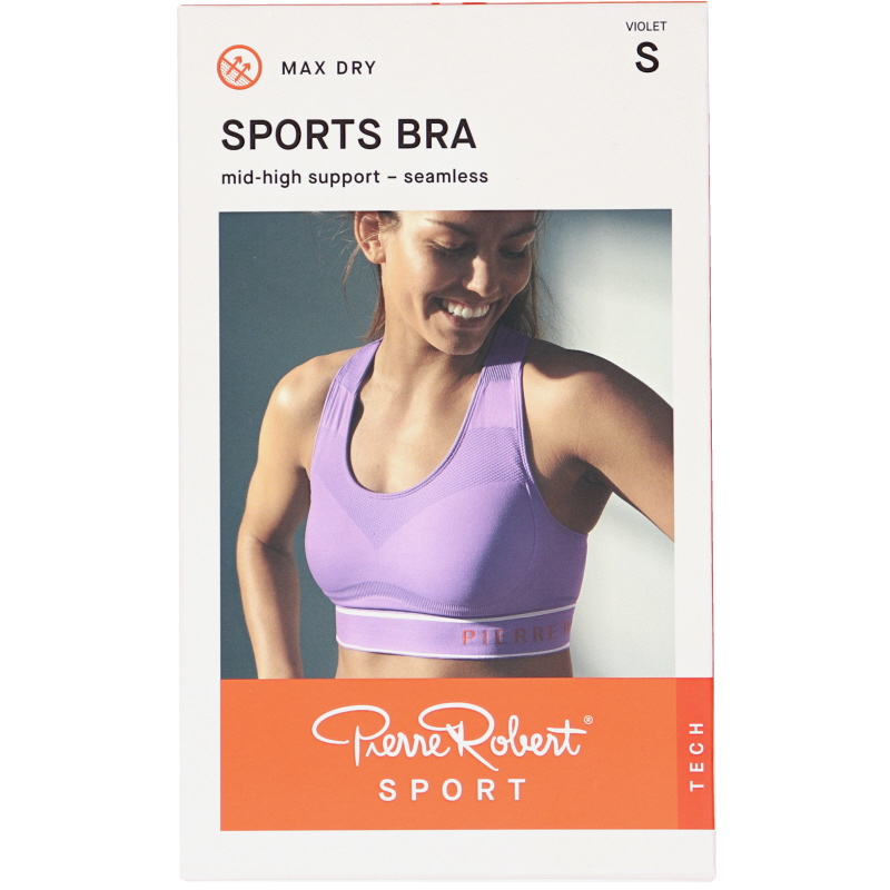 Sport-BH Medium Support Violet Stlk S - 72% rabatt