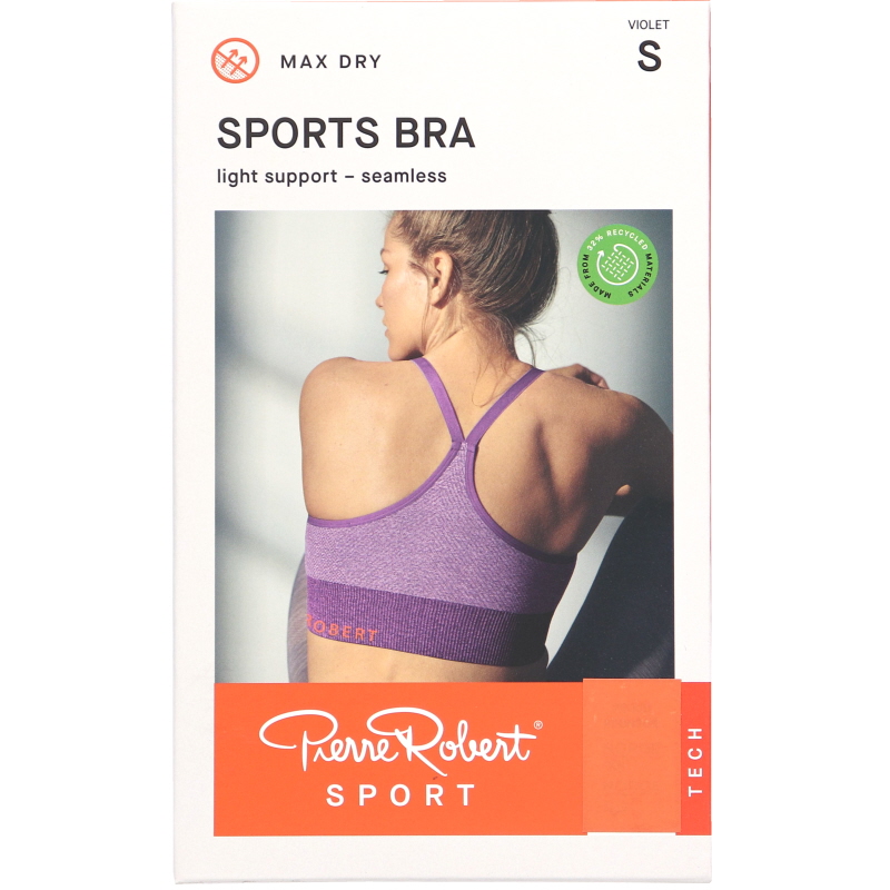 Sport-BH Light Lila Stlk S - 65% rabatt