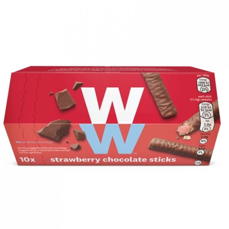 Chokladpinnar Jordgubb 10-pack - 66% rabatt