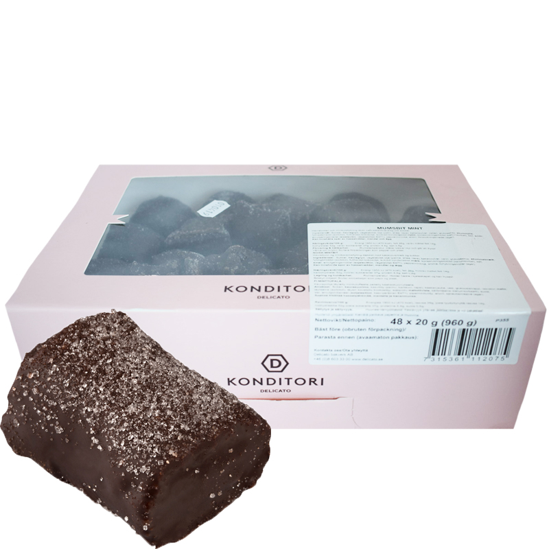 Hel Låda Kakor "Mumsbit Mint" 48 x 20g - 67% rabatt