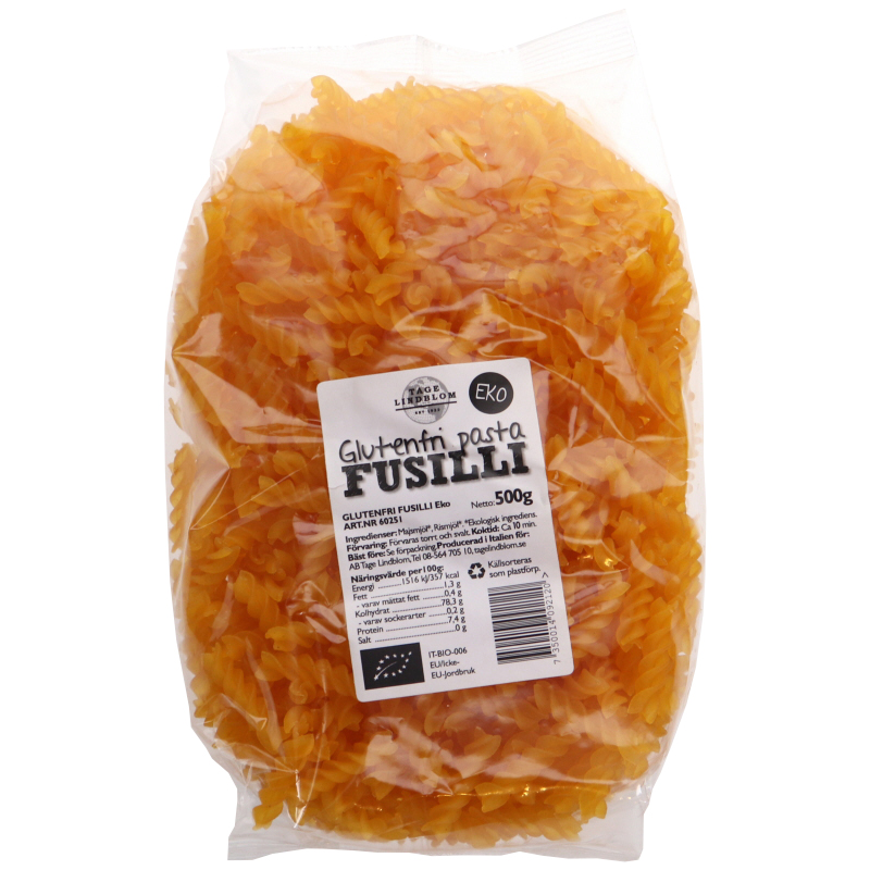 Eko Glutenfri Pasta Fusilli - 27% rabatt