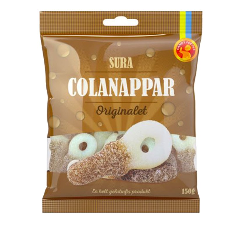 Godis "Sura Colanappar" 150g - 35% rabatt