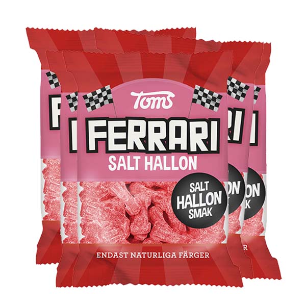 Ferrari Salt Hallon 120g x 5 st