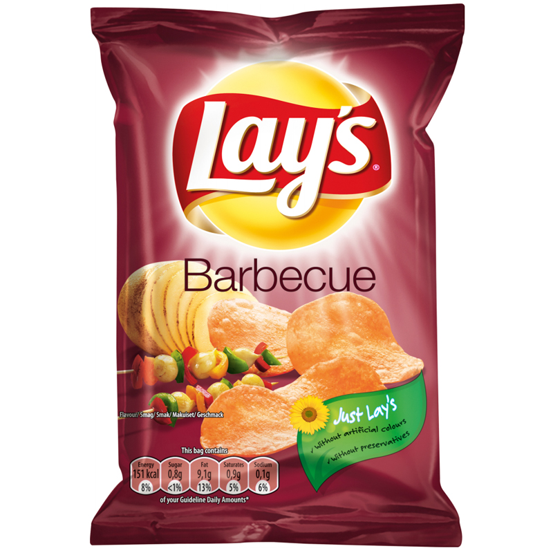 Chips Barbecue 27,5g - -1% rabatt