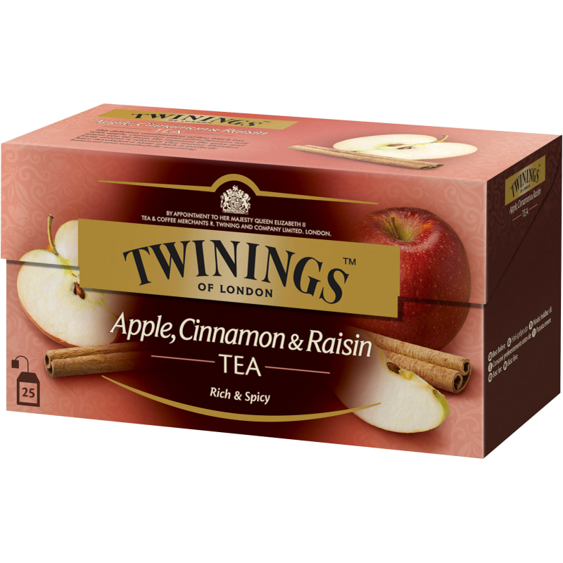 Svart Te Äpple, Kanel & Russin 25-pack - 67% rabatt
