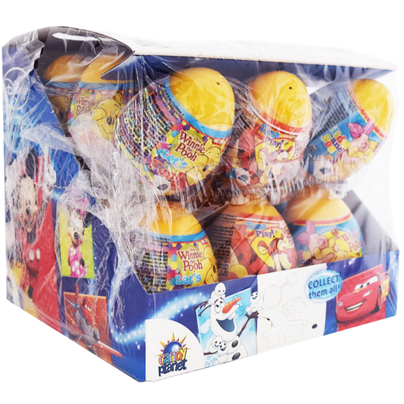 Hel Låda Överraskningsägg ”Winnie the Pooh” 18 x 5,5g - 48% rabatt