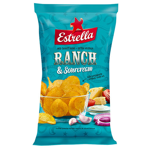 Ranch Sourcream Chips 175g