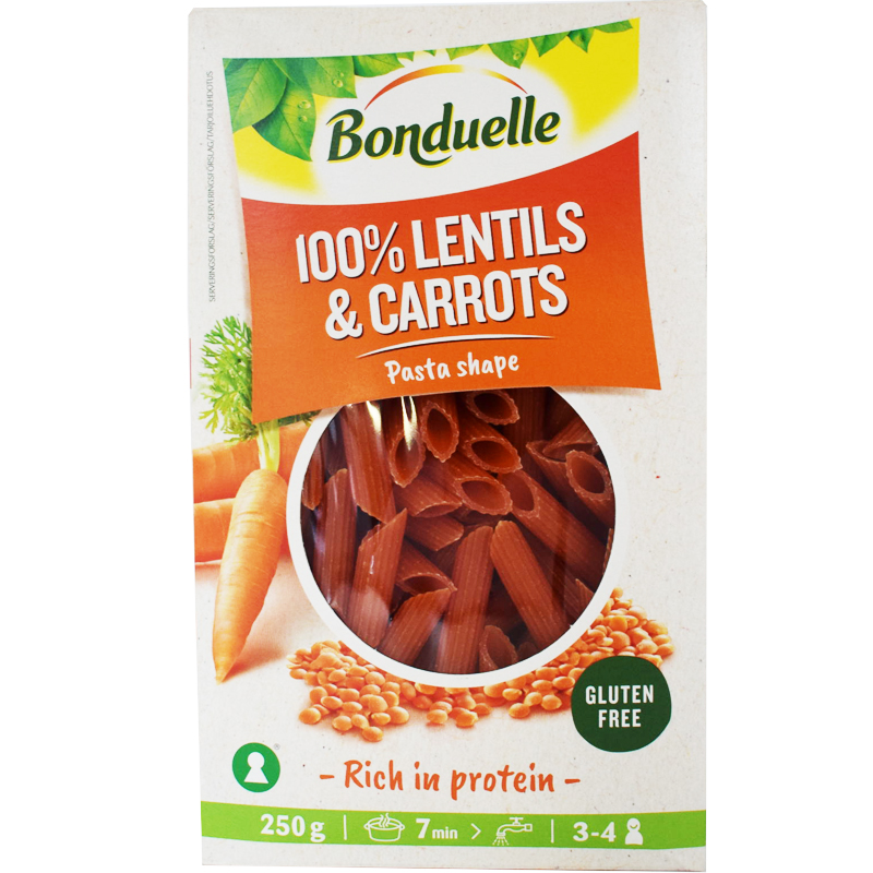 Pasta Röda Linser & Morot - 25% rabatt