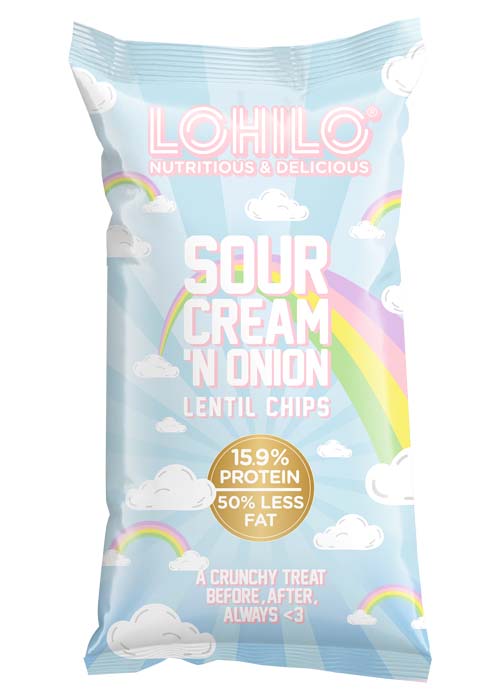 Lohilo Sourcream Onion Linschips 90g