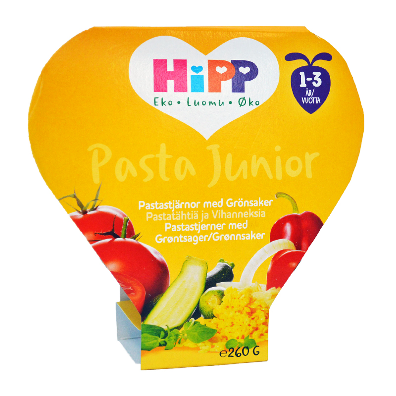 Barnmat Pastastjärnor & Grönsaker 260g - 74% rabatt