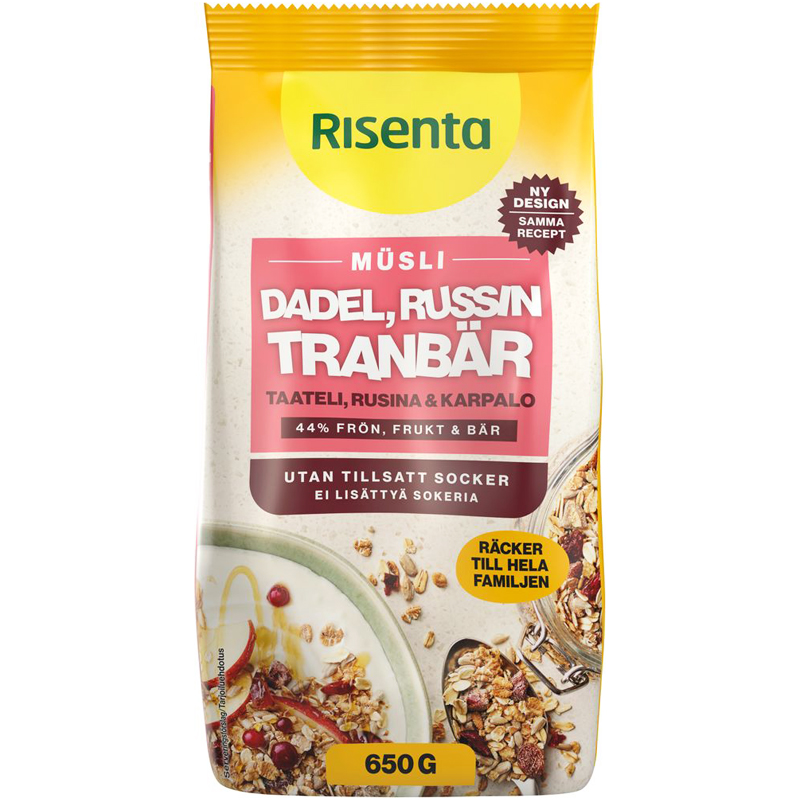 Müsli Russin, Dadel & Tranbär - 13% rabatt
