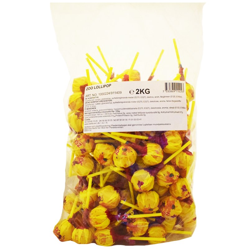 Godisklubbor "Zoo" 2kg - 40% rabatt