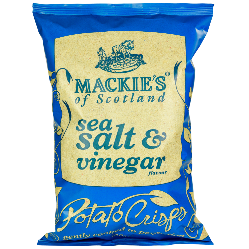 Mackies Sea Salt & Vinegar Chips 150g
