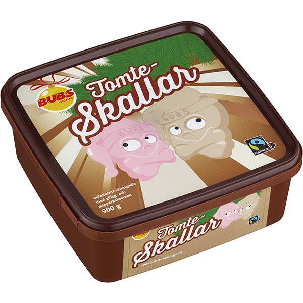 BUBS Tomteskallar Glögg/pepparkaka 900g