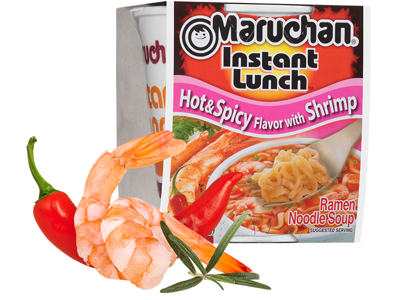 Maruchan Instant Lunch - Hot & Spicy Shrimp Noodles