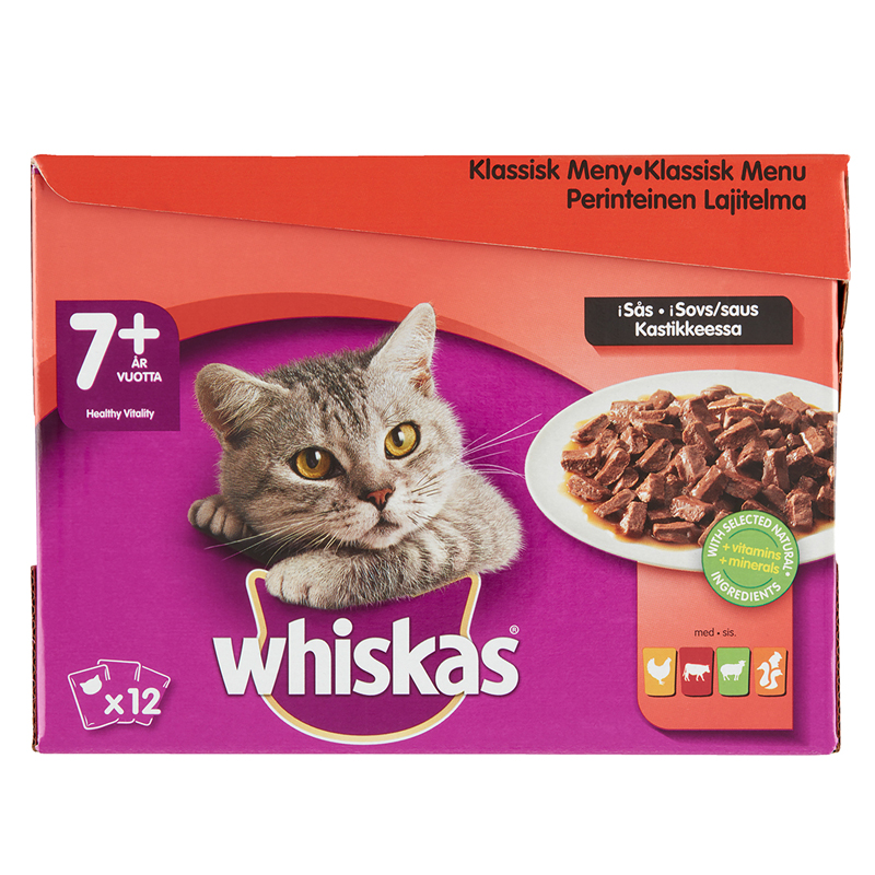 Kattmat Kött Meny Sås 12-pack - 22% rabatt