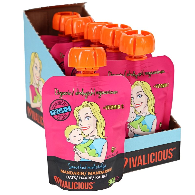 Eko Baby Smoothie Mandarin & Havre 6-pack - 35% rabatt