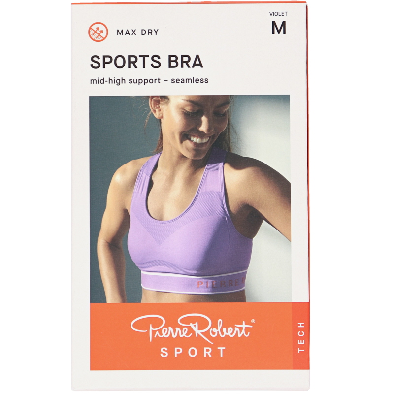 Sport-BH Medium Support Violet Stlk M - 72% rabatt