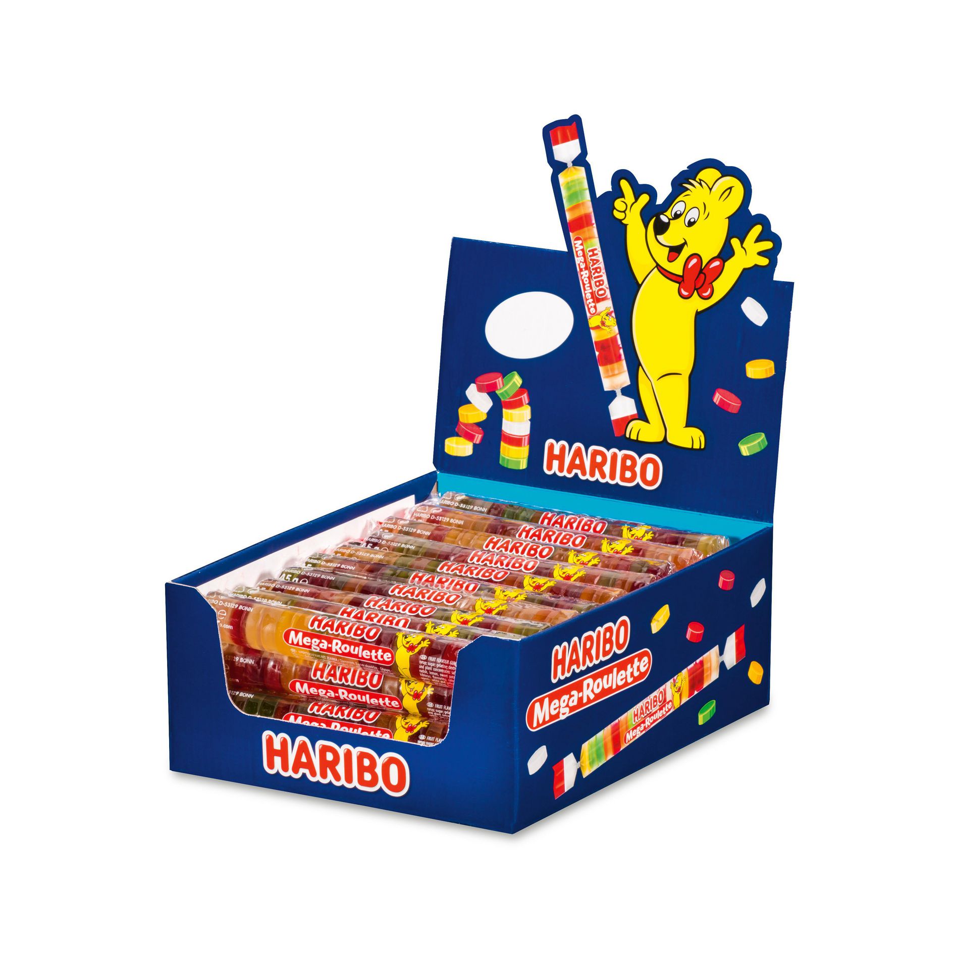 Haribo Mega Roulette Fruit 45g x 40st
