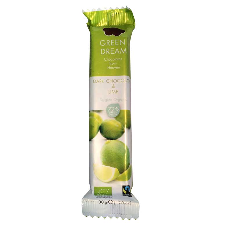 Belgisk mörk choklad med lime - 44% rabatt