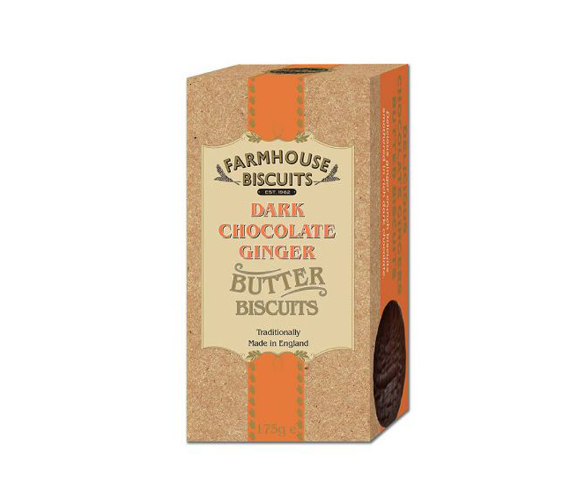 Smörkakor Mörk Choklad & Ingefära 175g - 80% rabatt