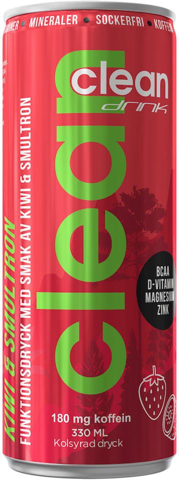 Clean Drink - Kiwi/Smultron BCAA 33cl
