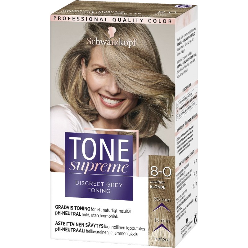Toningsfärg 8-0 Medium Blond - 61% rabatt