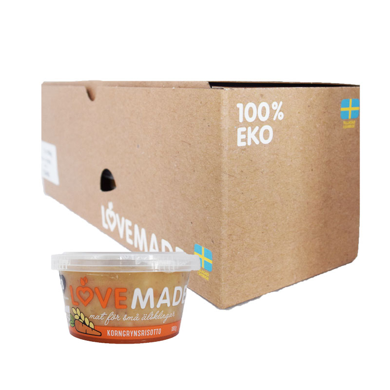 Hel Låda Barnmat Korngrynsrisotto 6 x 180g - 28% rabatt