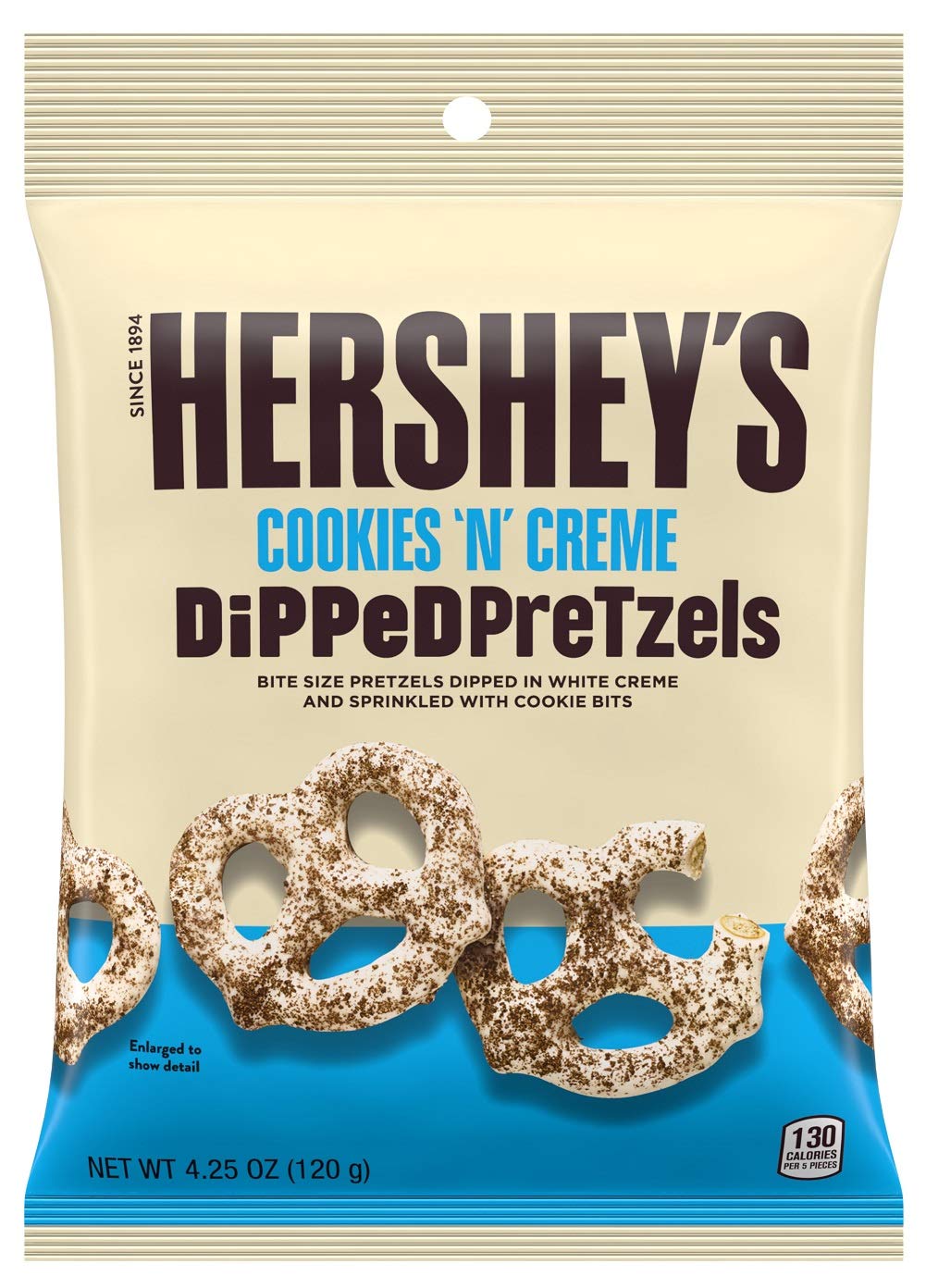 Hersheys Cookies N Creme Dipped Pretzels 120g