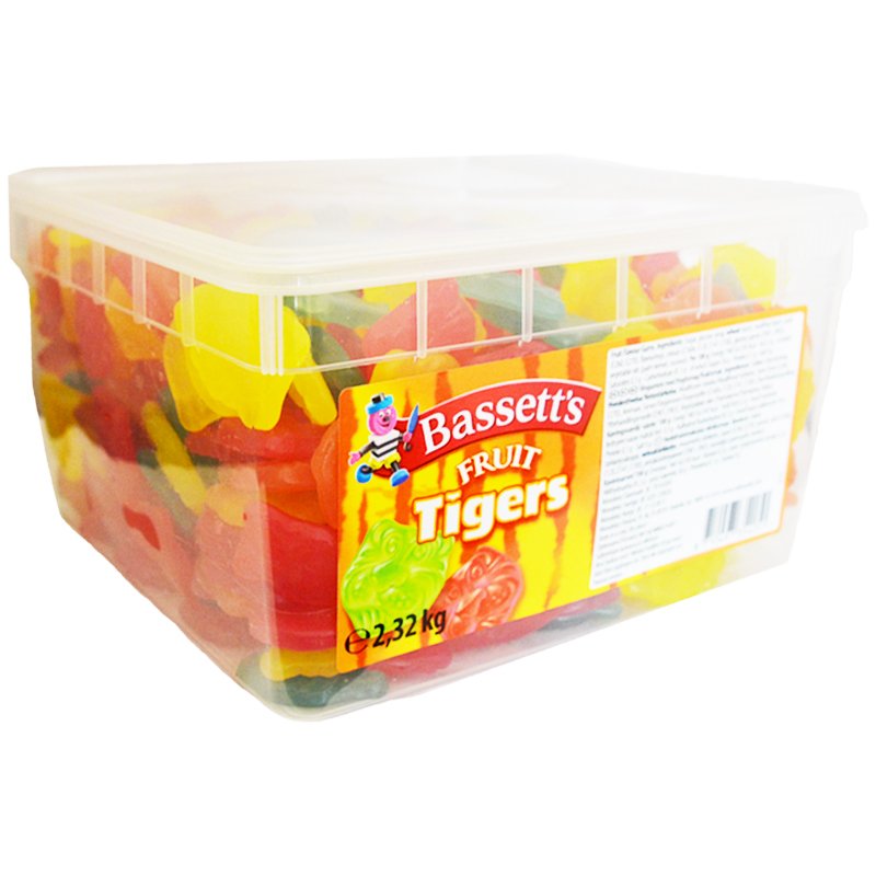 Hel Låda Godis "Fruit Tigers" 2,32kg - 59% rabatt