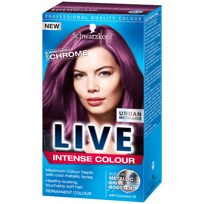 Hårfärgningsmedel Permanent "Amethyst Chrome" 142,5ml - 45% rabatt