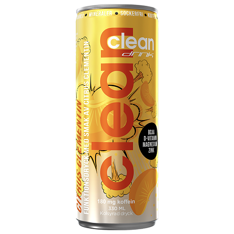 Clean Drink Citrus Clementin 33cl