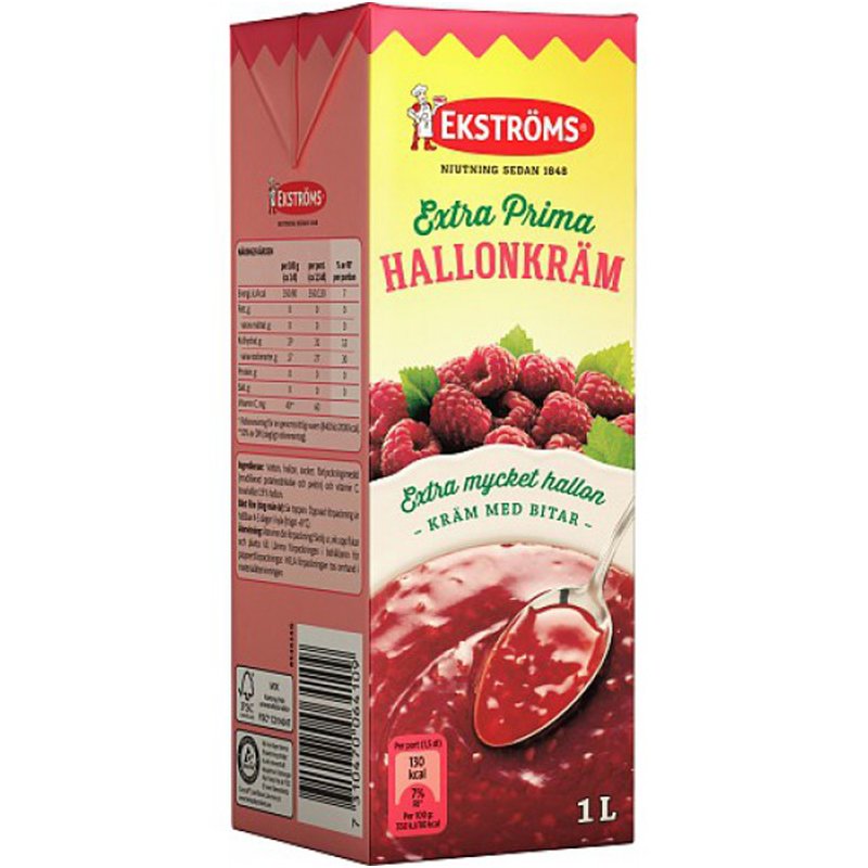 Hallonkräm Extra Prima - 40% rabatt