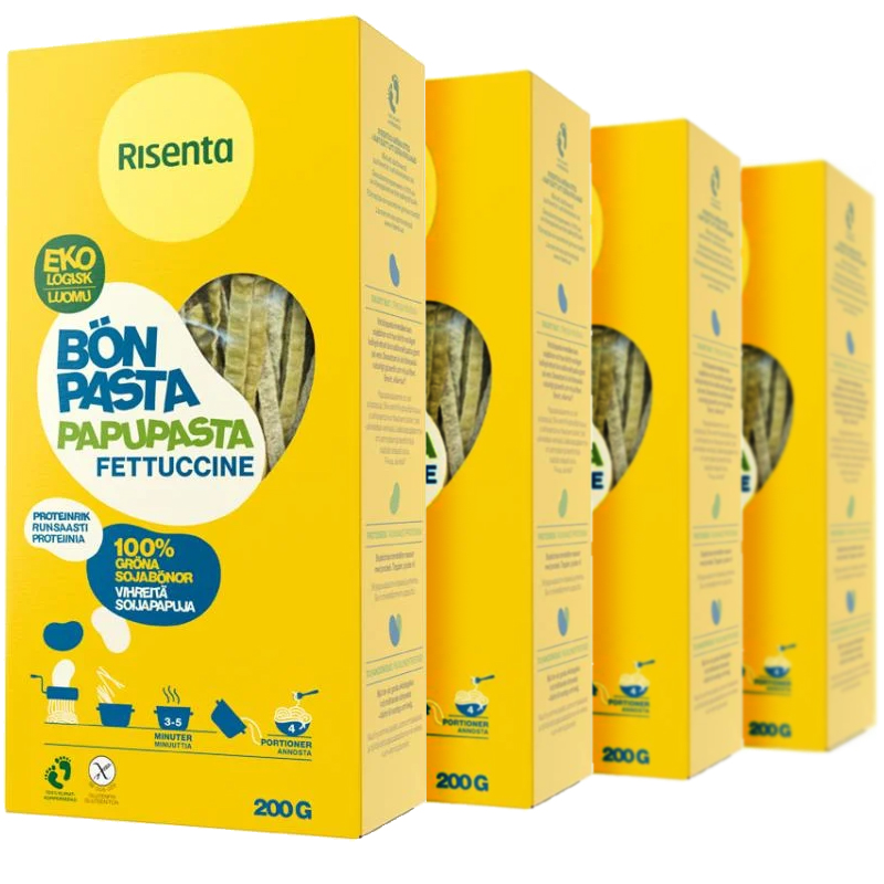 Eko Bönpasta Fettuccine 4-pack - 29% rabatt