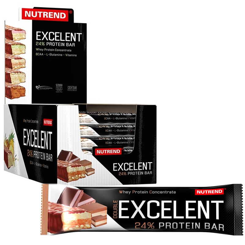 Hel Låda Proteinbars ”Nougat & Cranberries” 18 x 85g - 57% rabatt