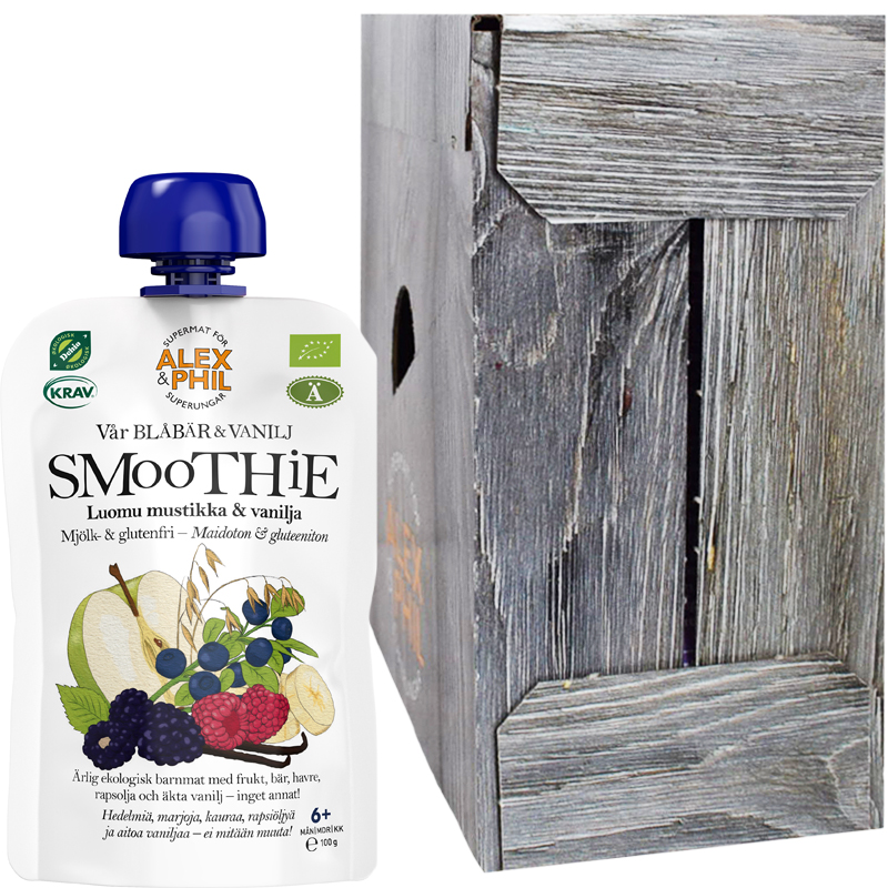 Smoothie Blåbär & Vanilj 6M 5-pack - 30% rabatt