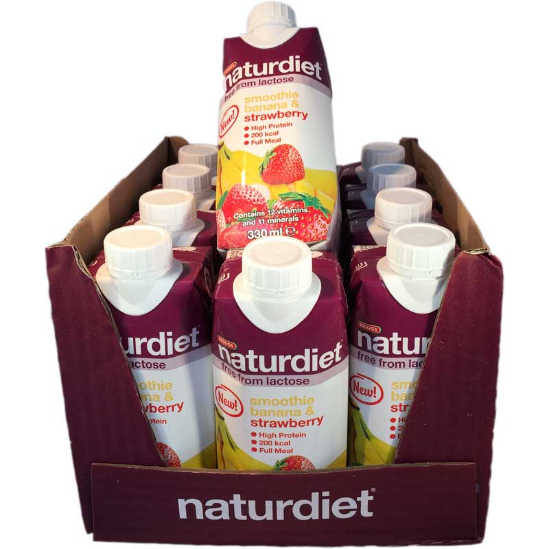 12-pack smoothie banan & Jordgubb - 58% rabatt